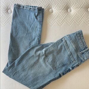 Zara high waist Straight Jeans